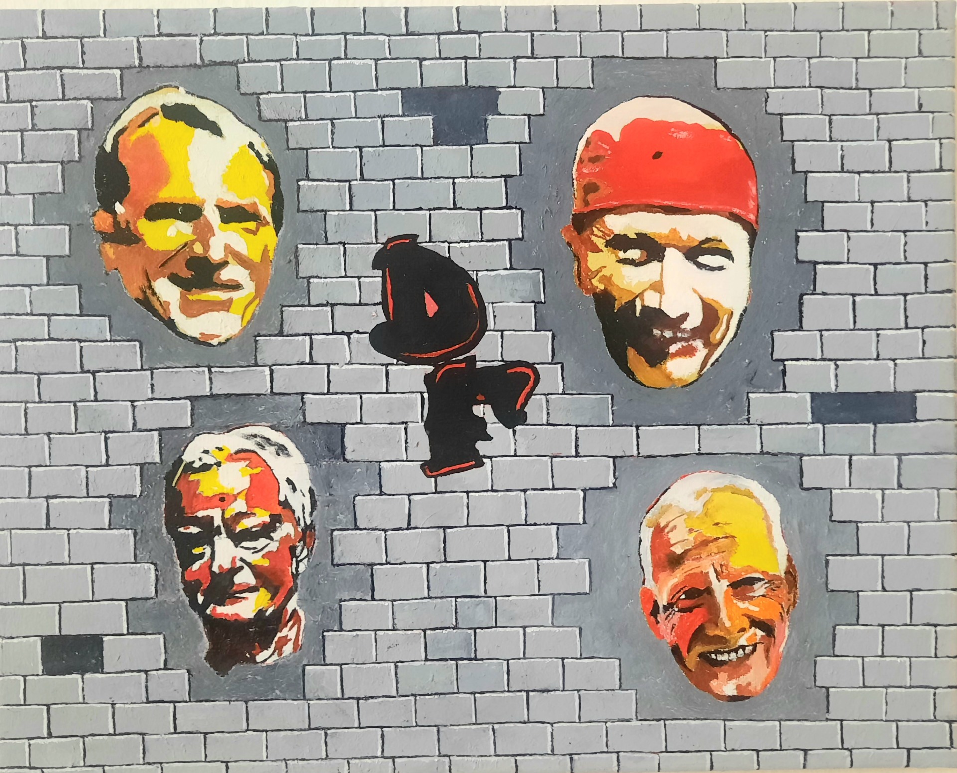 " Wallbreaker " - Öl auf Leinwand